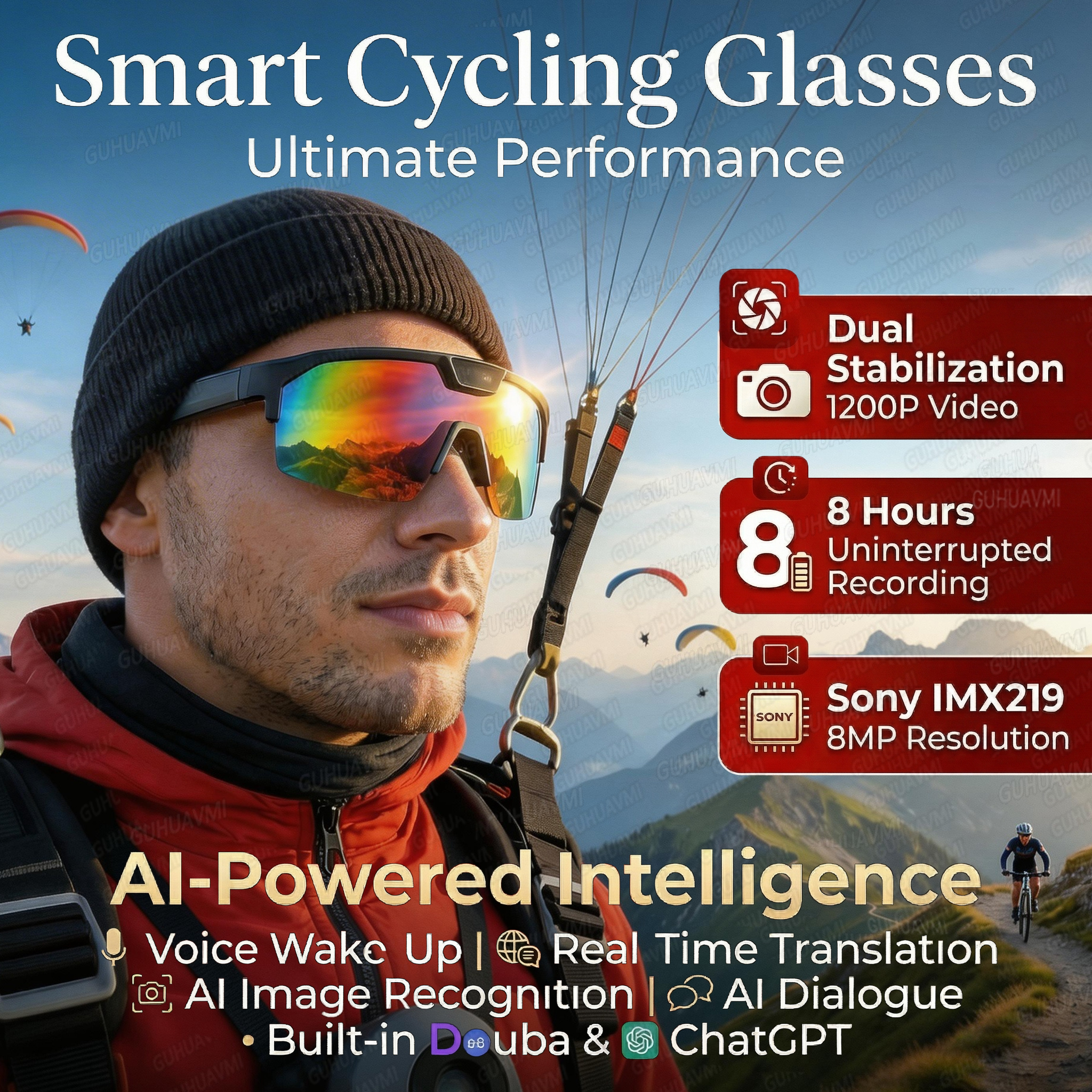 Audio Music To Video - 2026 New AI Smart Sports Glasses