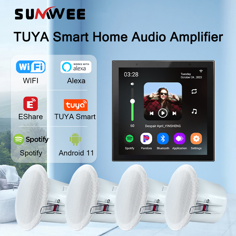 Audio Music Background - TUYA Smart Home 4 Inch Android