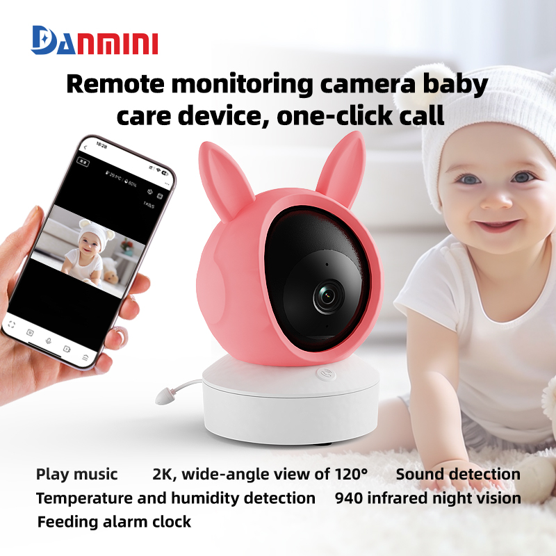 Audio Music To Video - Danmini 1080P Baby Monitor Mobile Tuya