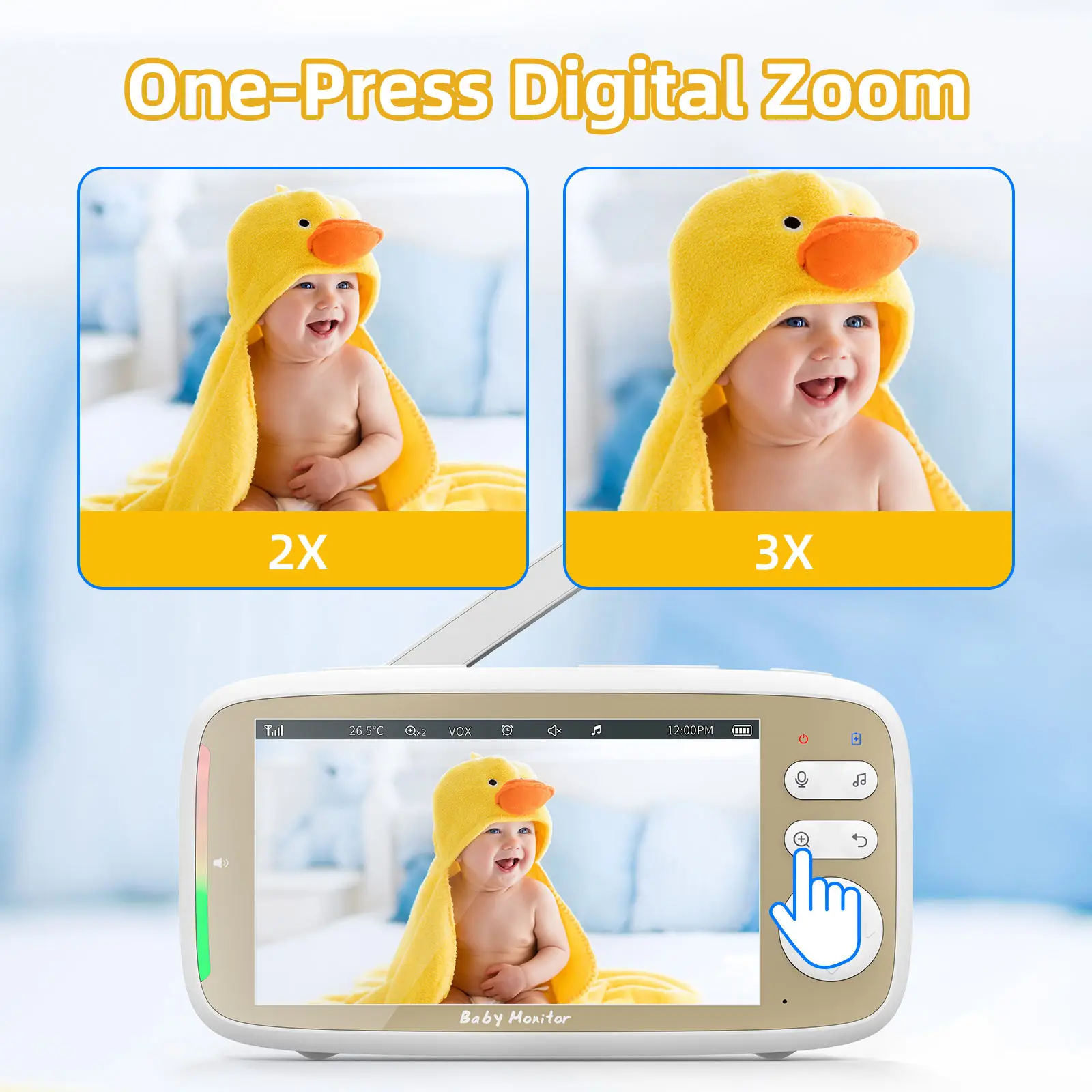 VB803 PRO Baby Monitor with 2p - Audio Music To Video ulasan dan harga