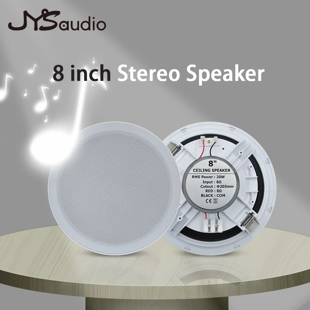 20W Ceiling Speaker Stereo 8 i - Audio Music Background ulasan dan harga