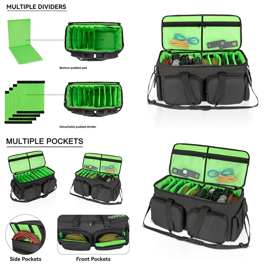 SAVIOUR DJ Cable File Bag, Det - Audio Music Visualizer Free ulasan dan harga