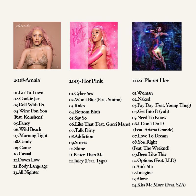 Doja Cat 6CD Music Album Colle - Audio To Music ulasan dan harga