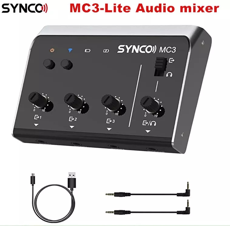 Synco MC3 Lite Audio Mixer 4 C - Audio Music To Video ulasan dan harga