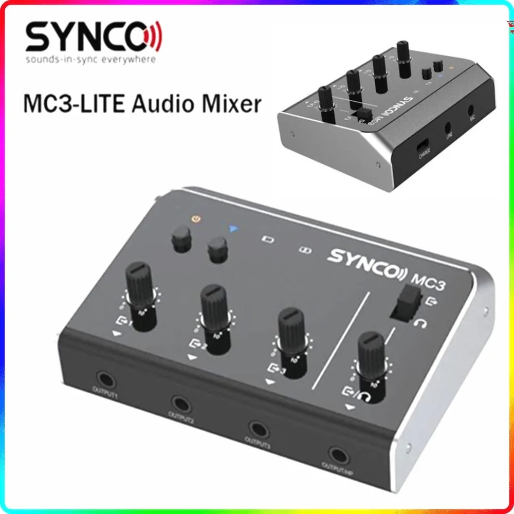 Synco MC3 Lite Audio Mixer 4 C - Audio Music To Video ulasan dan harga