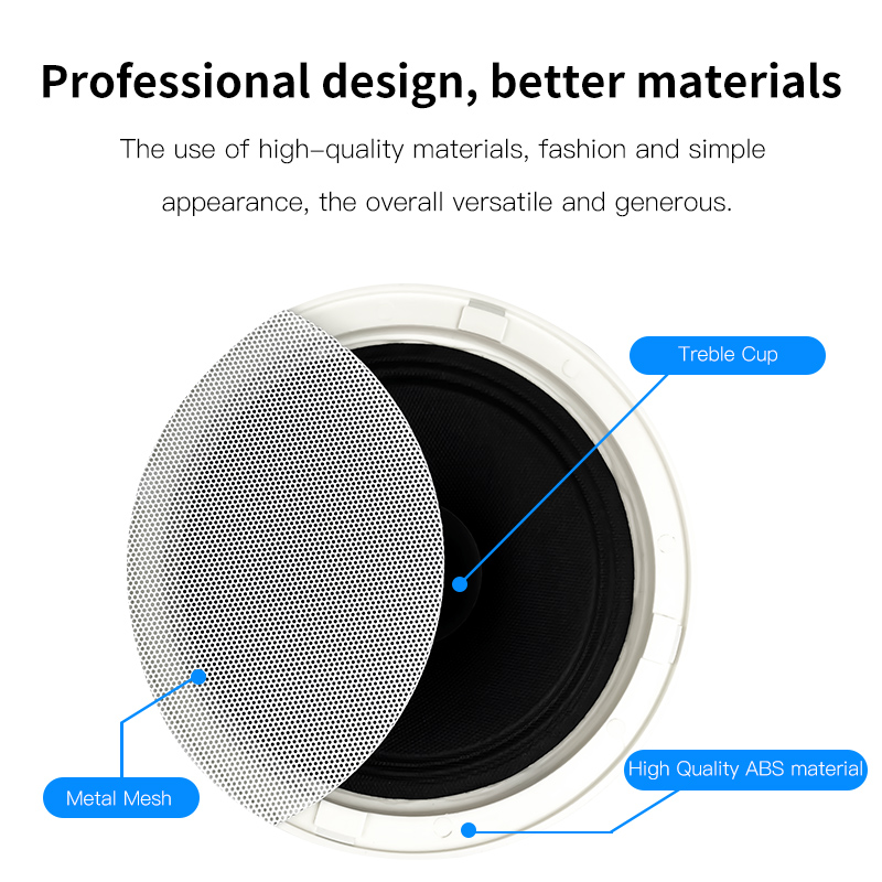 6 Inch 8ohm Ceiling Speaker Fu - Audio Music Background ulasan dan harga