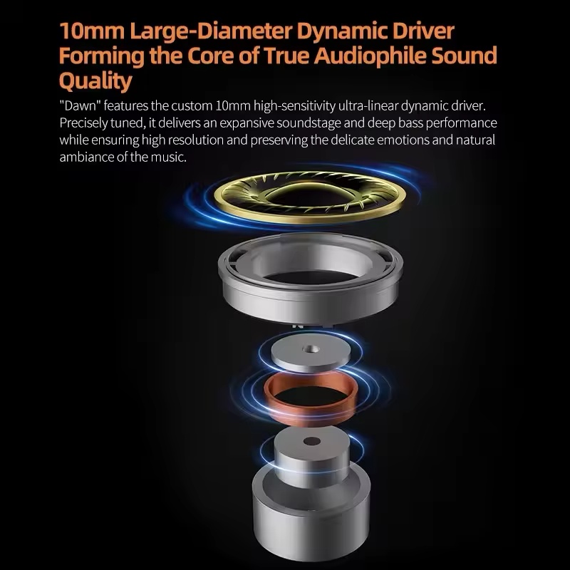 Hot KZ Dawn Dynamic Earphones  - Audio Music Hifi ulasan dan harga