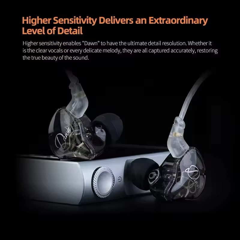 Hot KZ Dawn Dynamic Earphones  - Audio Music Hifi ulasan dan harga