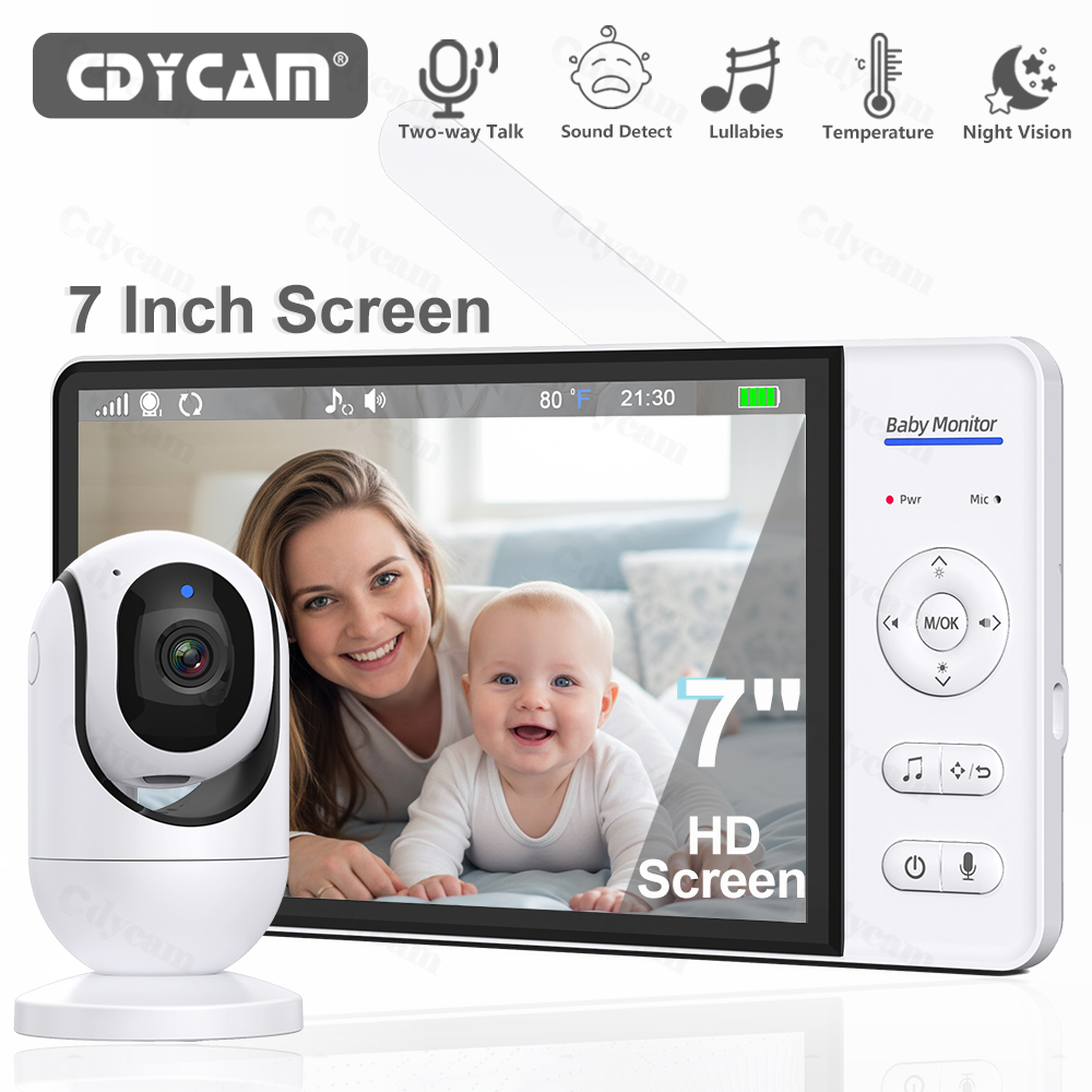 7.0'' Video Baby Monitor 720P  - Audio Music To Video ulasan dan harga