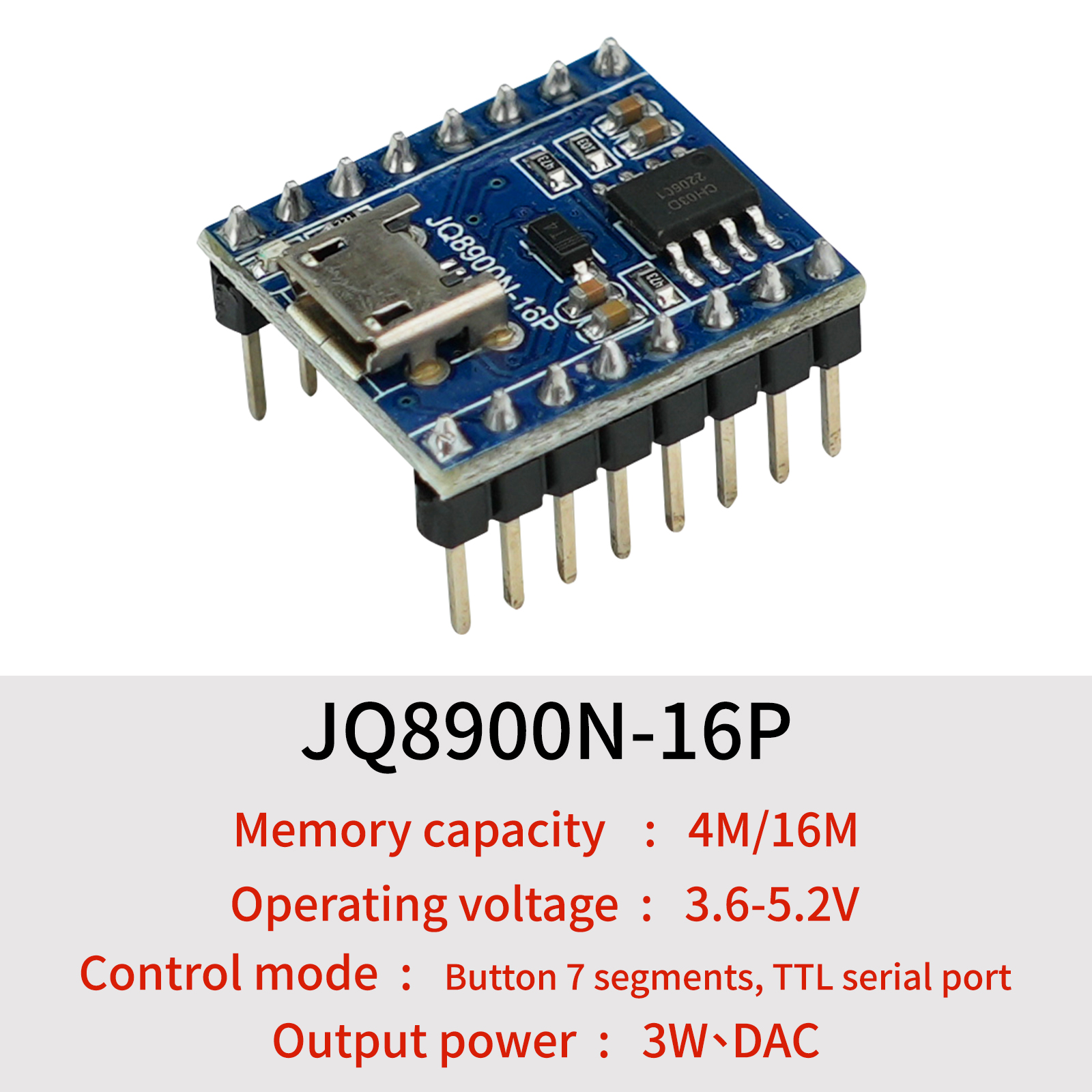 Voice Playback Module, JQ8900N - Audio Music Mp3 Download Free ulasan dan harga