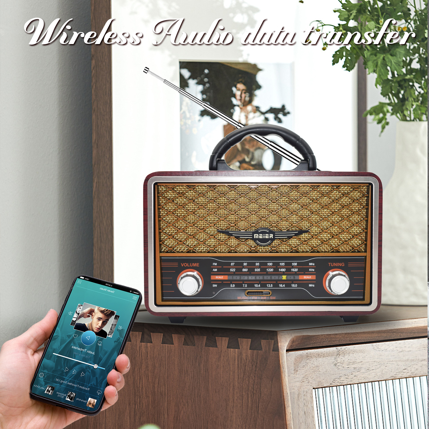 High Quality Wooden Retro Port - Apple Music Audio Quality ulasan dan harga
