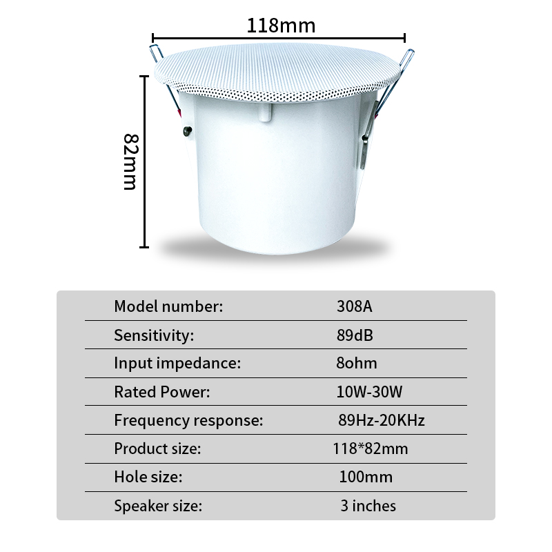 3 inch 8Ohm Surround Sound Spe - Audio Music Background ulasan dan harga