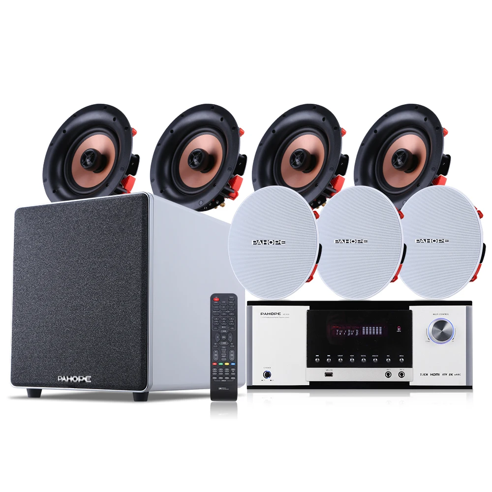 7.1 Home Theater Ceiling Speak - Audio Music Background ulasan dan harga