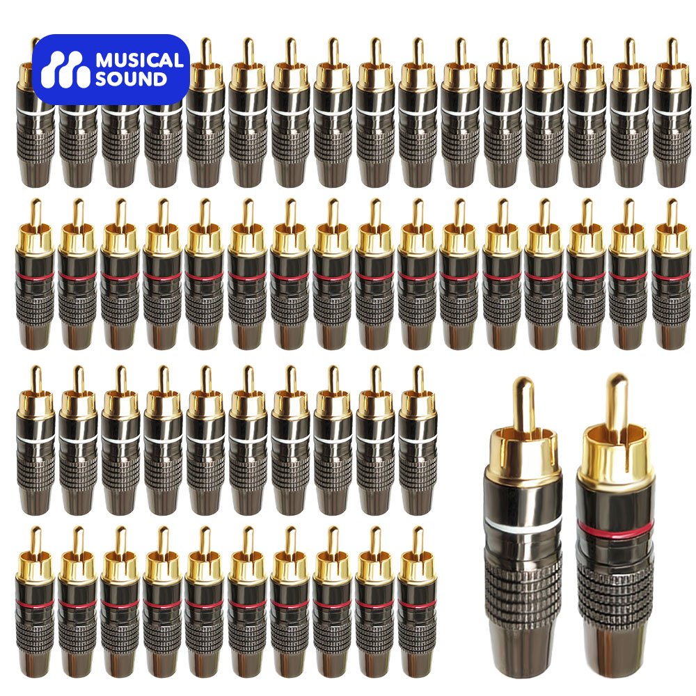 Musical Sound Male RCA Plug Ad - Audio Music Hifi ulasan dan harga