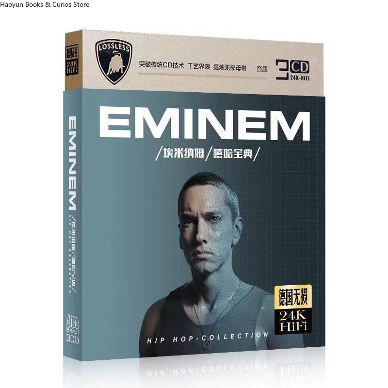 3 CD 、Eminem CD Album Car Play - Audio Music Hip Hop ulasan dan harga