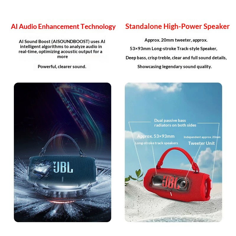 JBL CHARGE 6 Commercial audio  - Audio Music Background ulasan dan harga