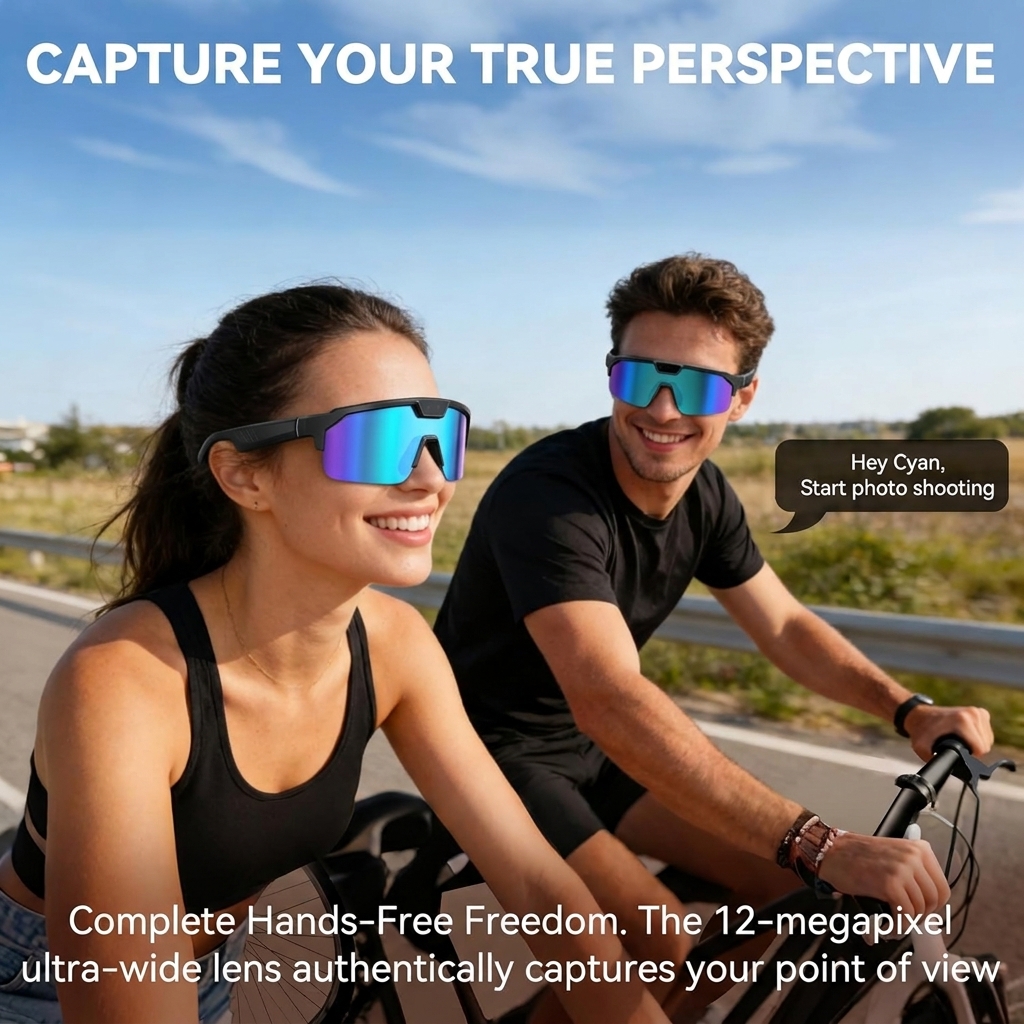 2026 New AI Smart Sports Glass - Audio Music To Video ulasan dan harga