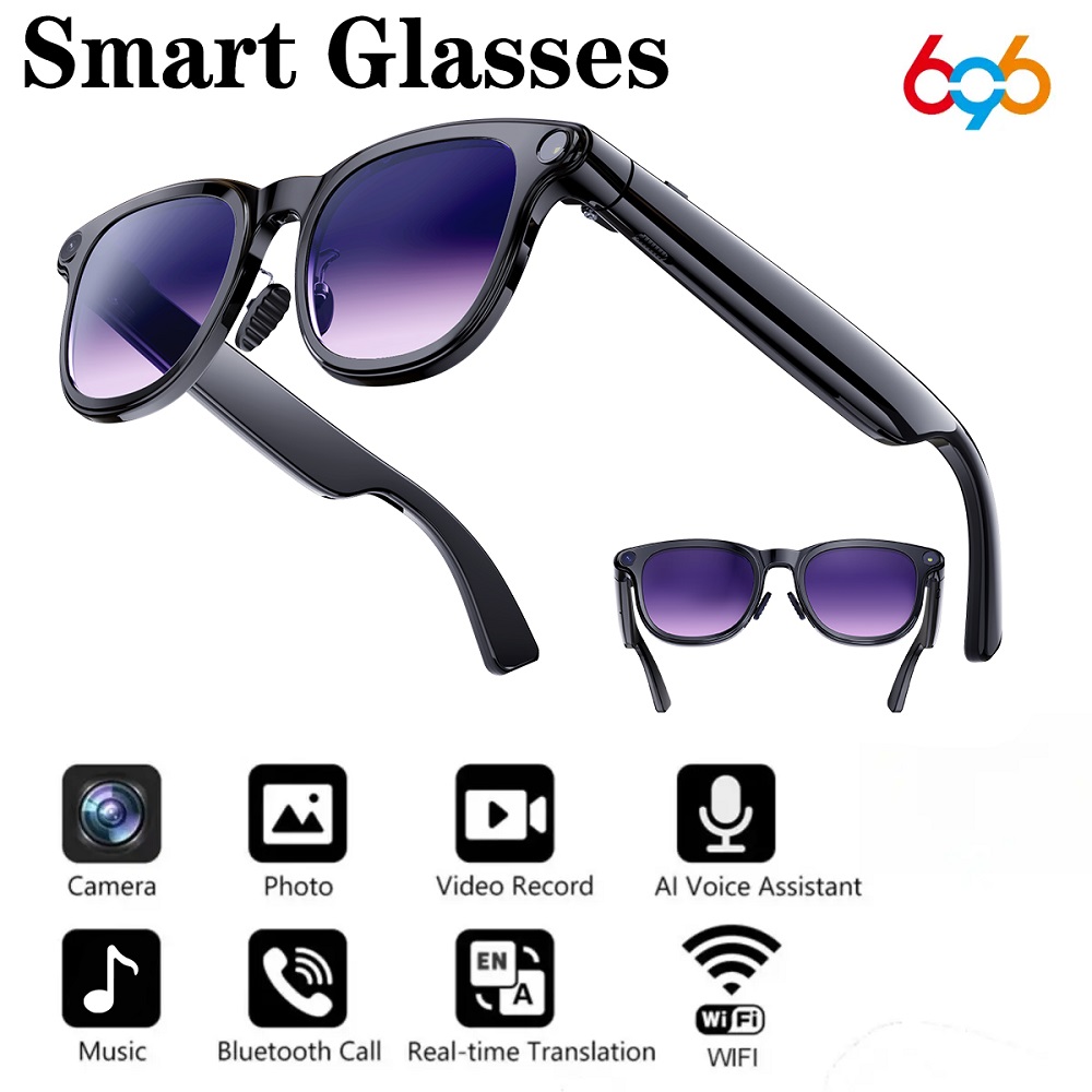 Smart Glasses AI Assistant Rea - Audio Music To Video ulasan dan harga