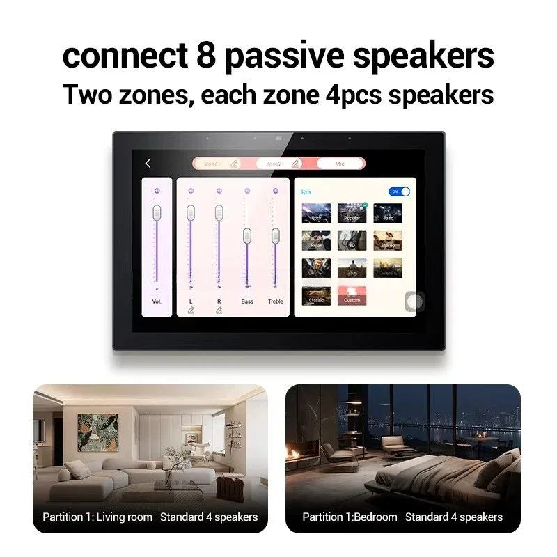 10-Inch Smart Home Automation  - Audio Music Background ulasan dan harga