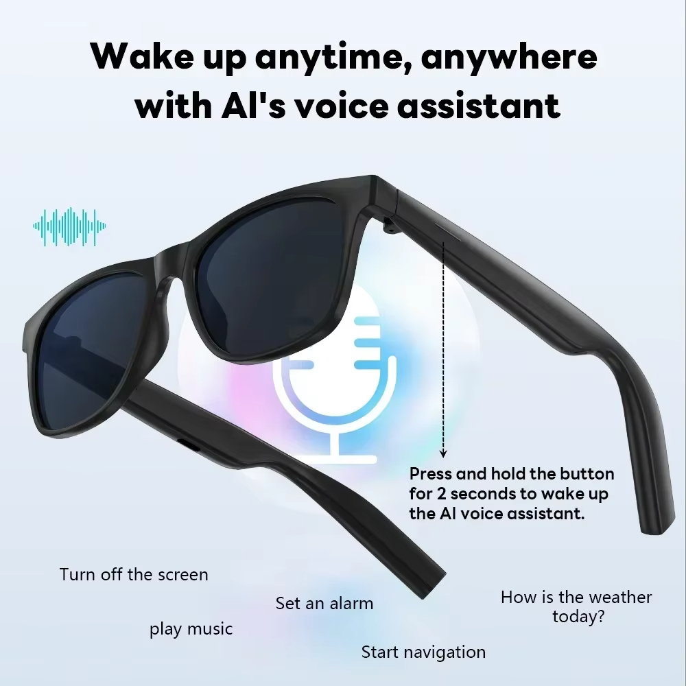 Lenovo AI 8K Camera Sunglasses - Audio To Music ulasan dan harga