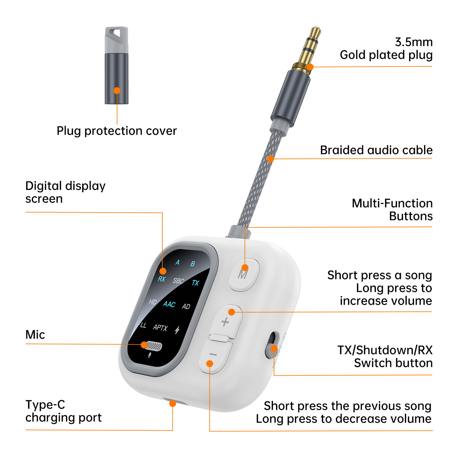 2 in 1 aptX Bluetooth Audio Re - Audio Music Hifi ulasan dan harga
