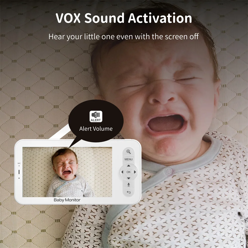 Babystar 5 Inch Wifi Baby Moni - Audio Music To Video ulasan dan harga
