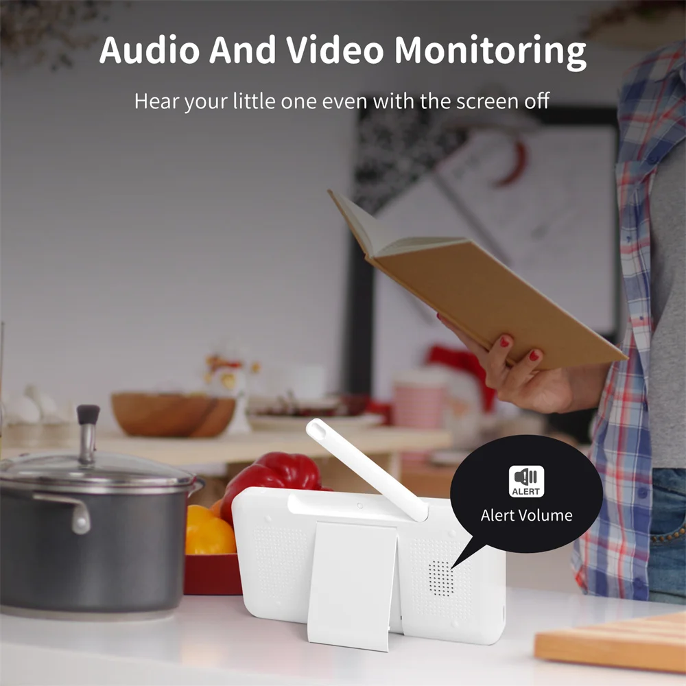 Babystar 5 Inch Wifi Baby Moni - Audio Music To Video ulasan dan harga