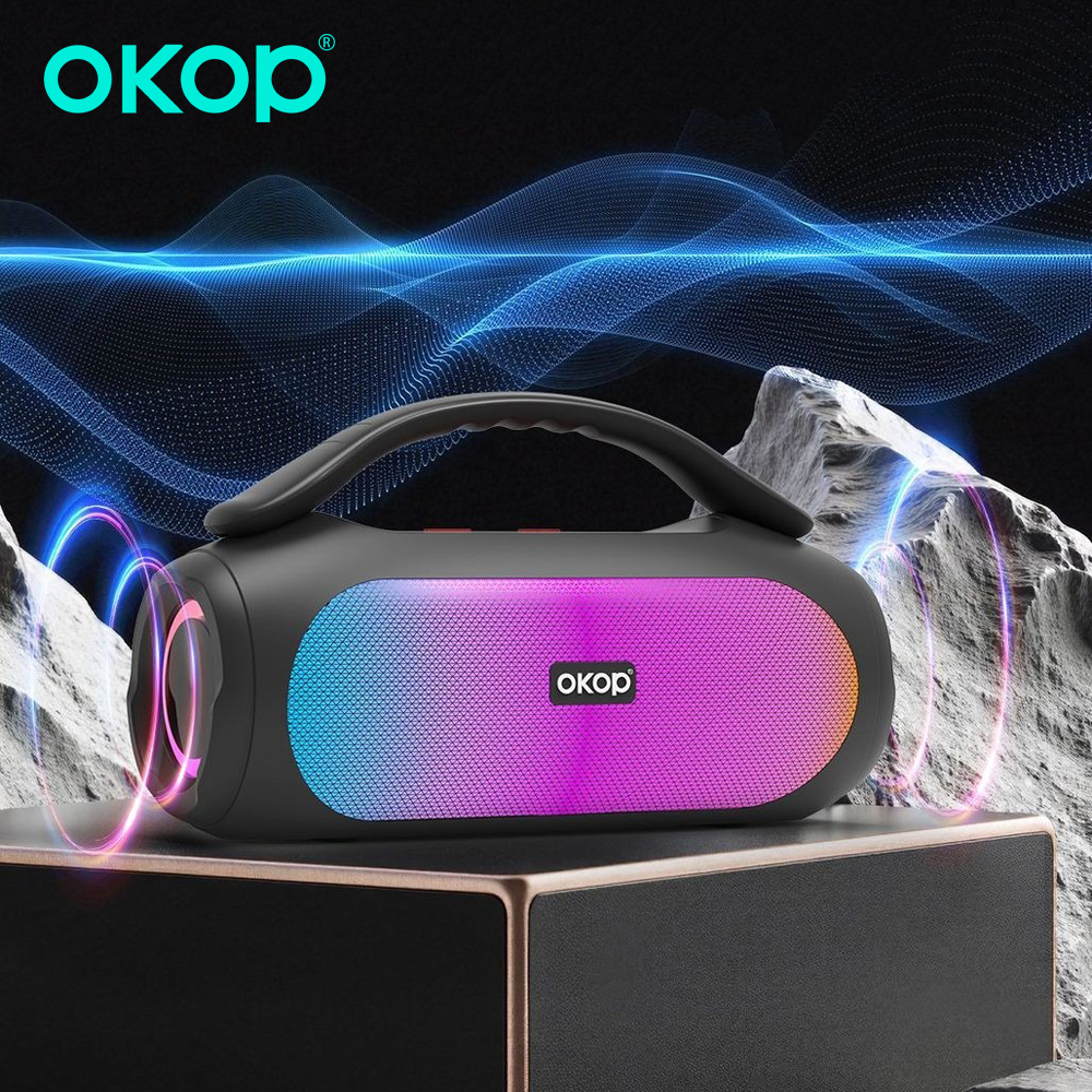 OKOP Bluetooth Speaker, AI Spe - Apple Music Audio Quality ulasan dan harga