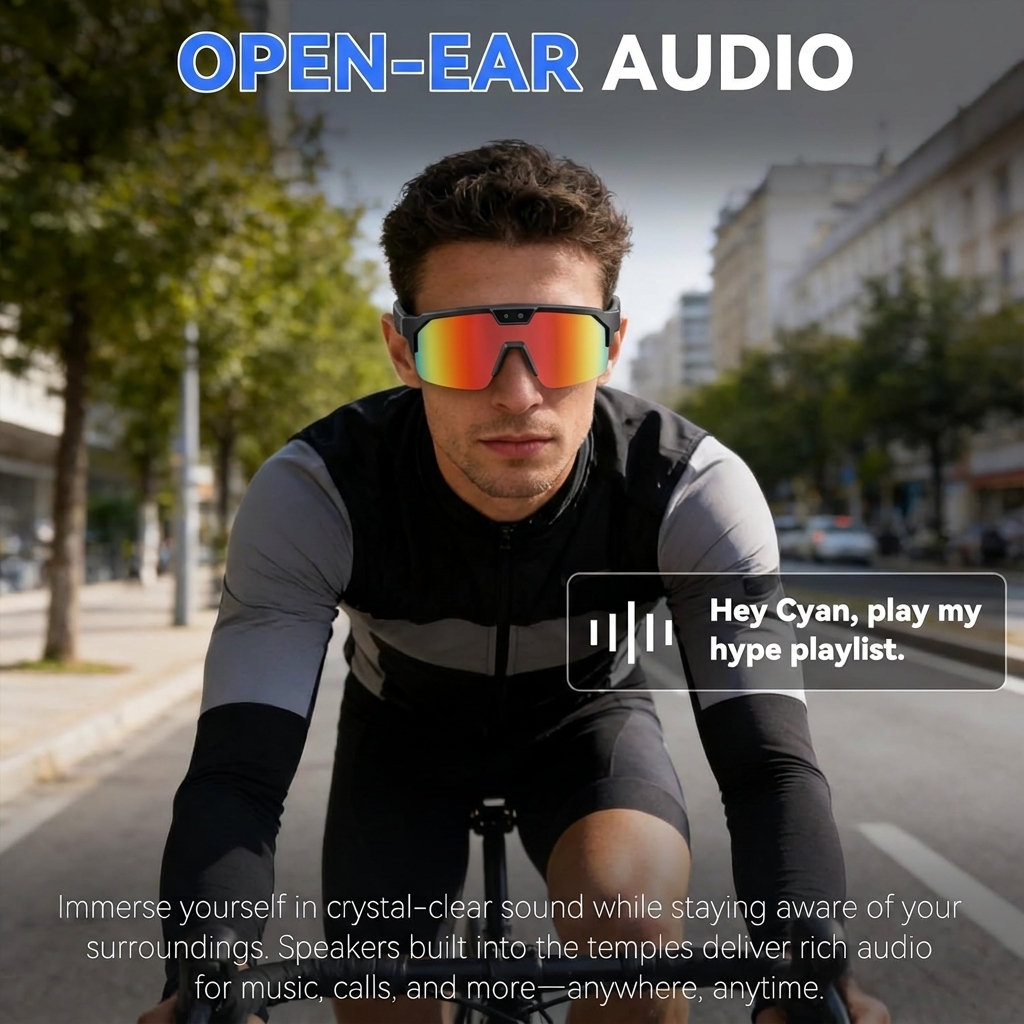 2026New AI Smart Glasses 1200P - Audio Music To Video ulasan dan harga
