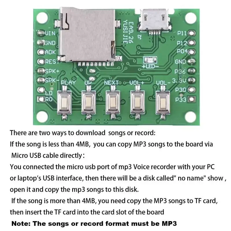 MP3 Voice Module Kit Welcomer  - Audio Music Mp3 Download Free ulasan dan harga
