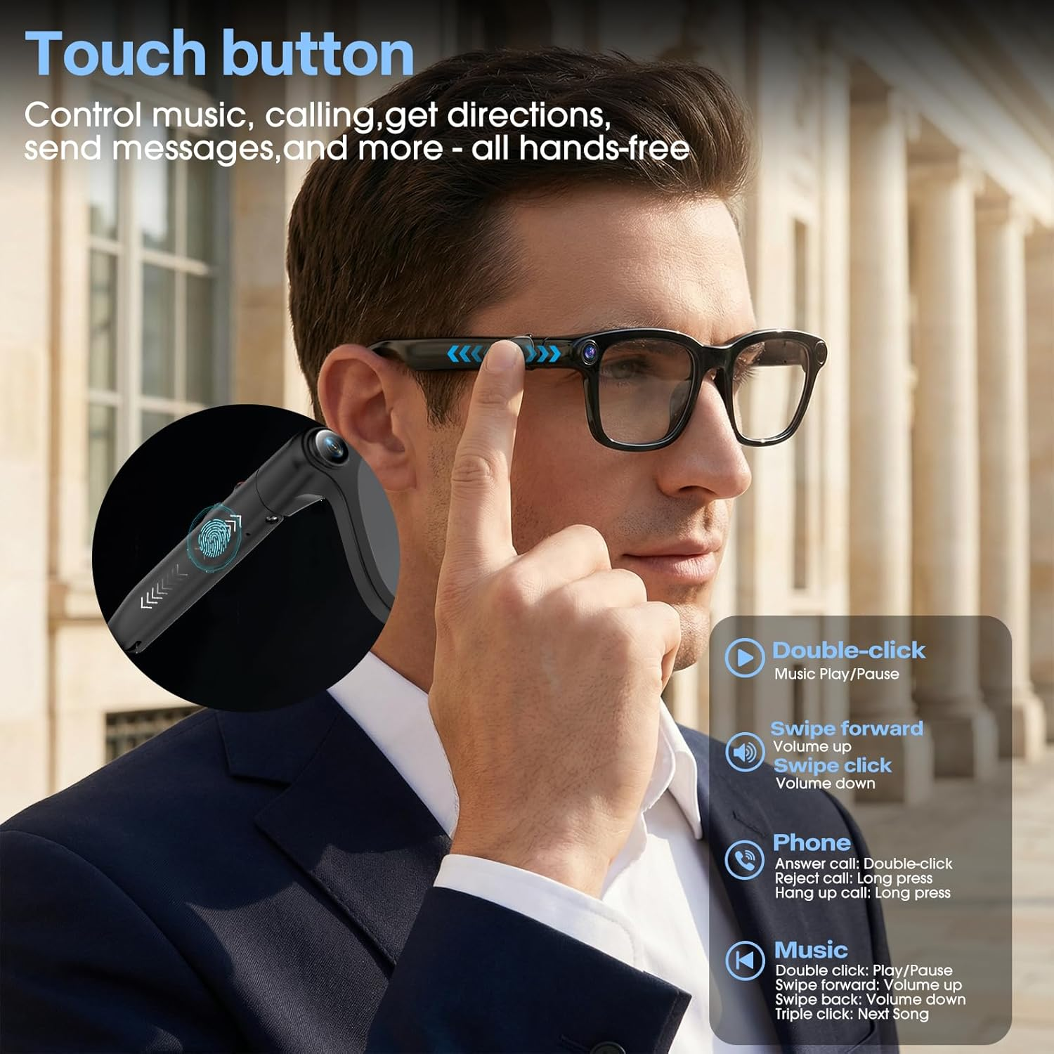 2026 New HD Smart Audio Glasse - Audio Music To Video ulasan dan harga