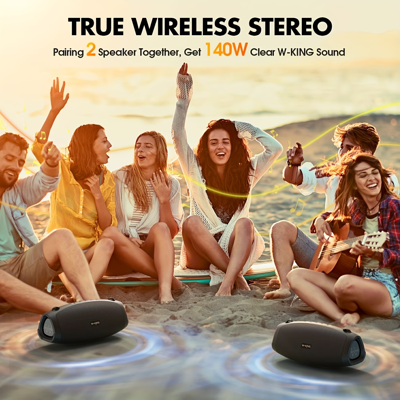 W-KING 120W Max Loud Wireless  - Audio Music King ulasan dan harga