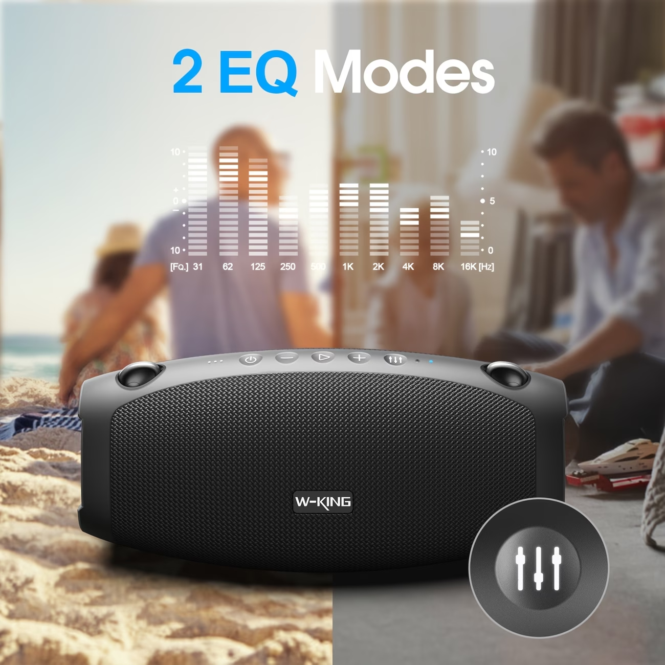 W-KING 120W Max Loud Wireless  - Audio Music King ulasan dan harga