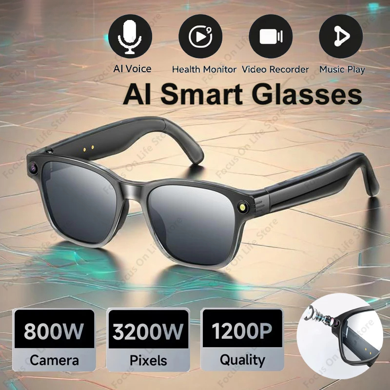 AI Smart Glasses 8 Million Cam - Audio Music To Video ulasan dan harga