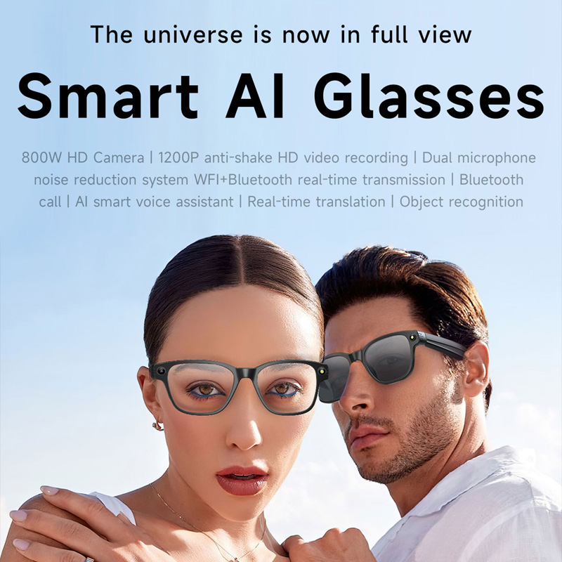 AI Smart Glasses 8 Million Cam - Audio Music To Video ulasan dan harga