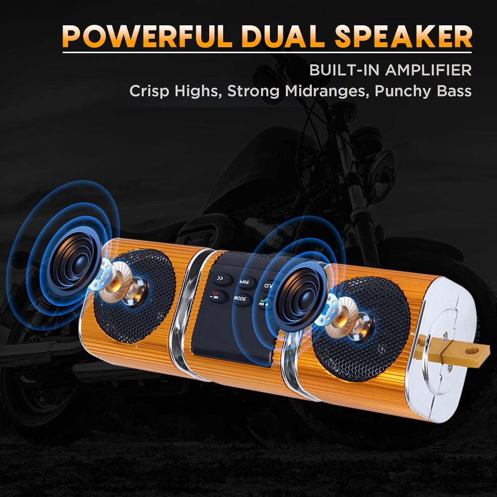 Motorcycle Audio FM Radio, USB - Audio Music Mp3 Free ulasan dan harga
