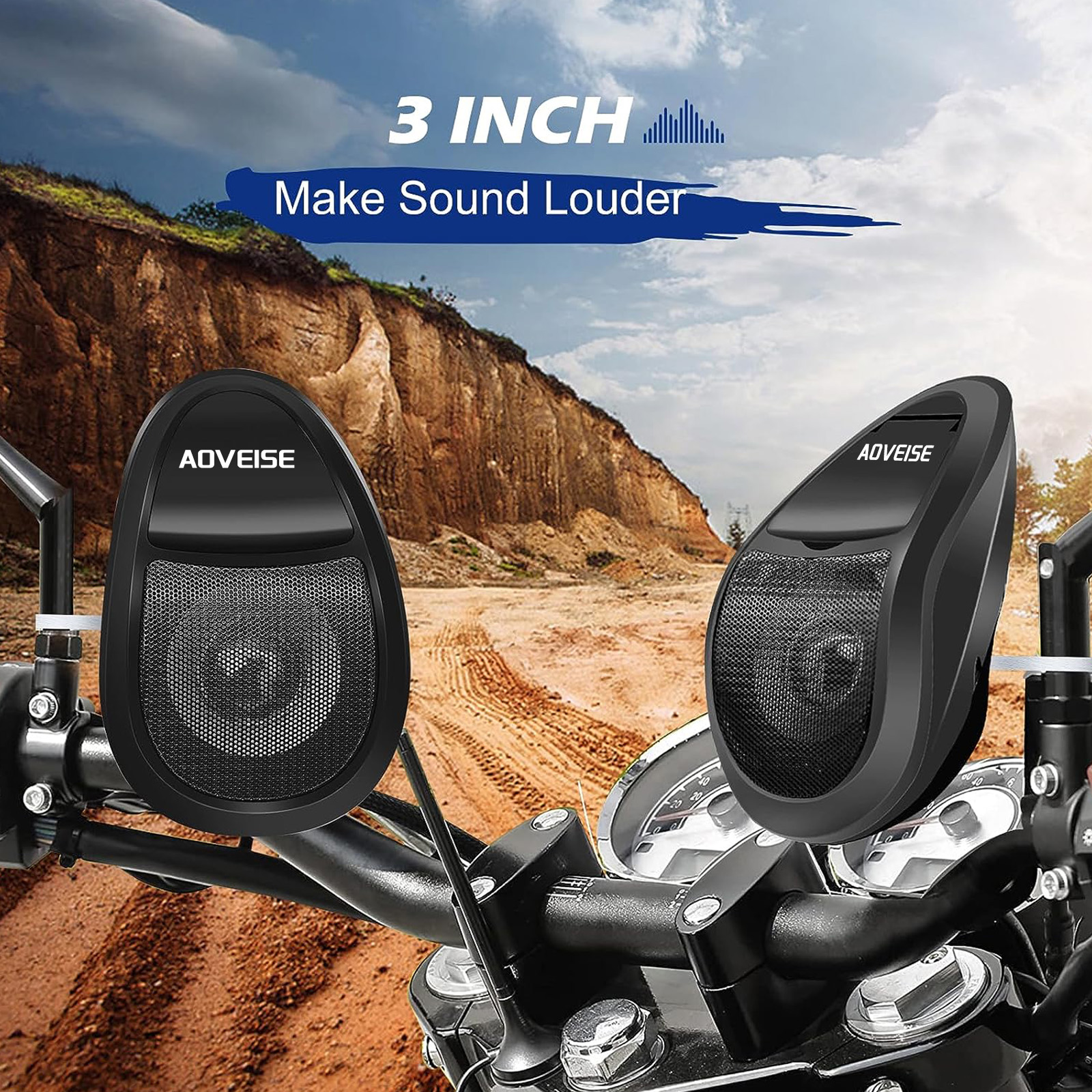 Waterproof Moto Bluetooth comp - Audio Music Mp3 Free ulasan dan harga
