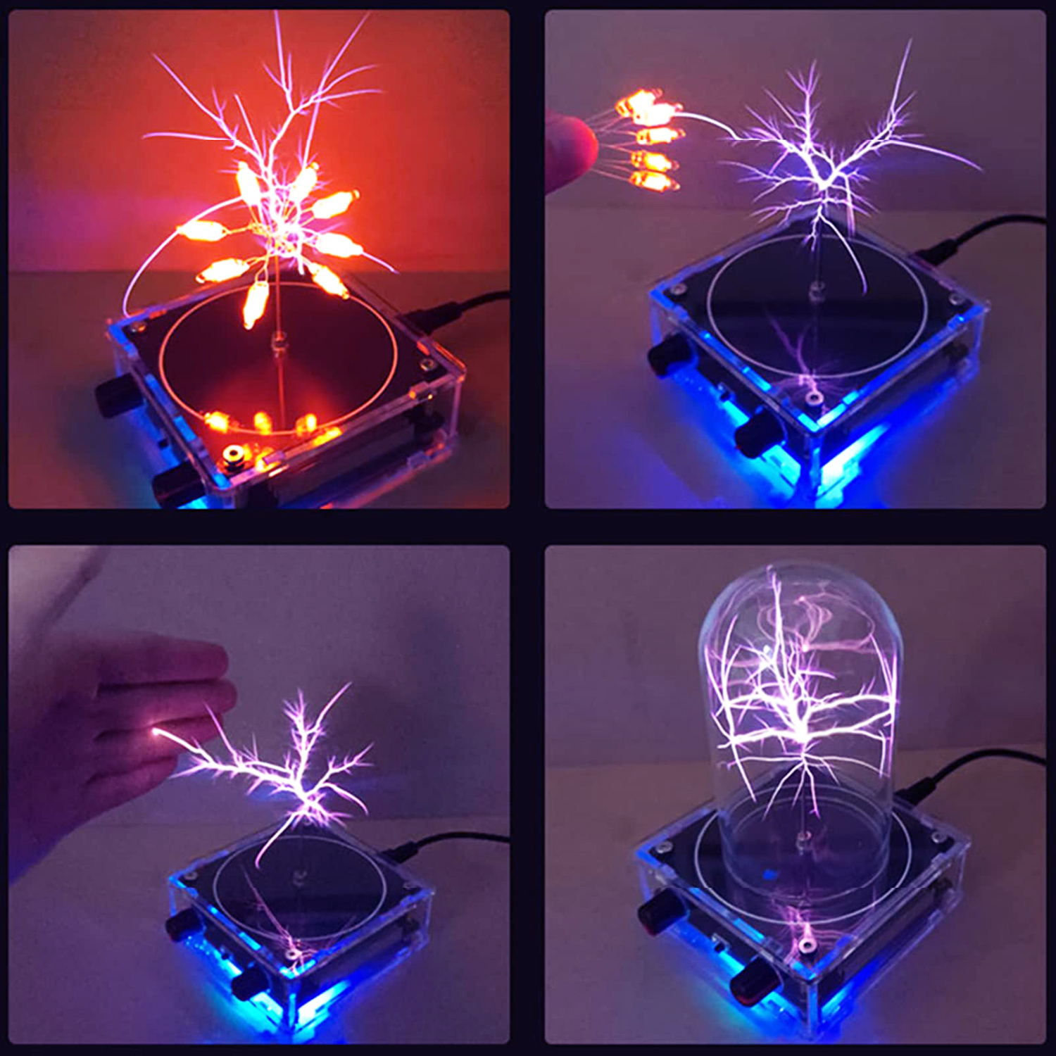 Music Tesla Coil Bluetooth/AUX - Audio Music Generator Free ulasan dan harga