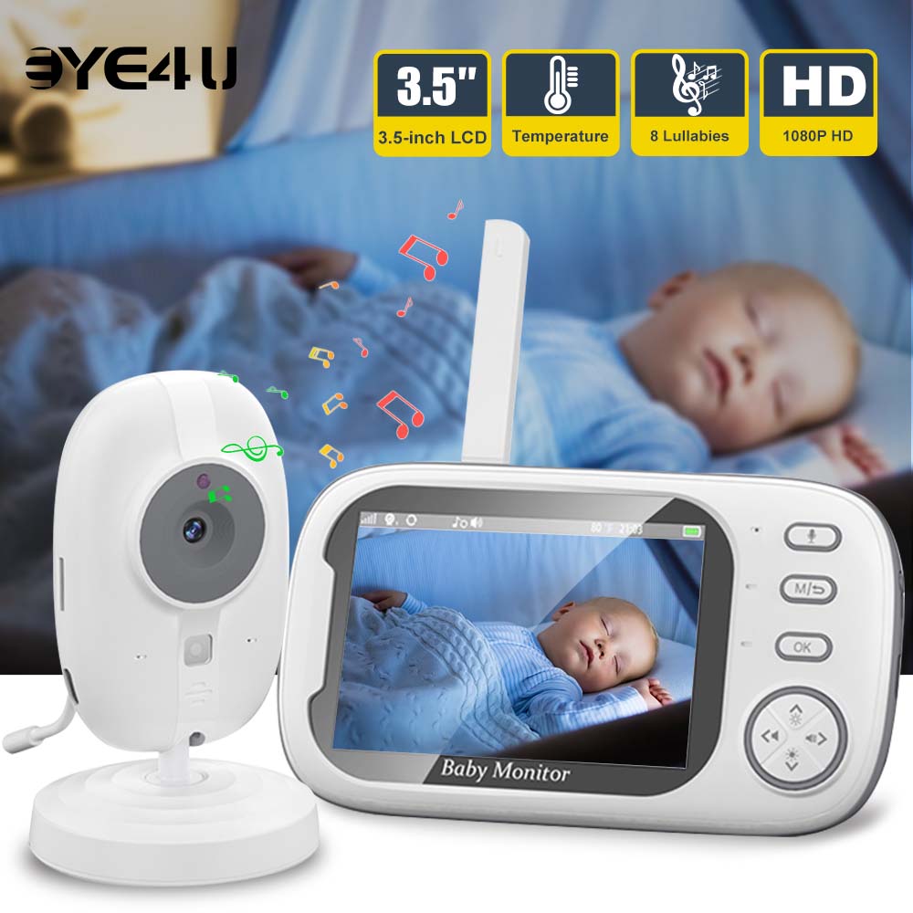 3.5'' Video Baby Monitor 2.4G  - Audio Music To Video ulasan dan harga