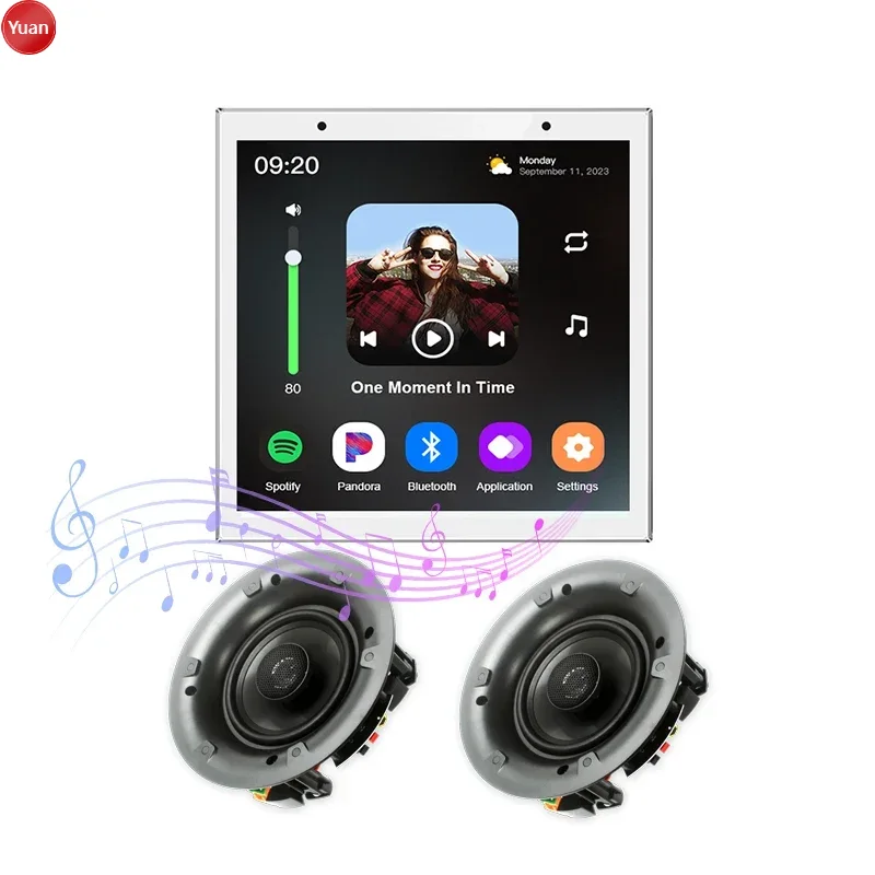 4-Inch Smart Home Background M - Audio Music Background ulasan dan harga